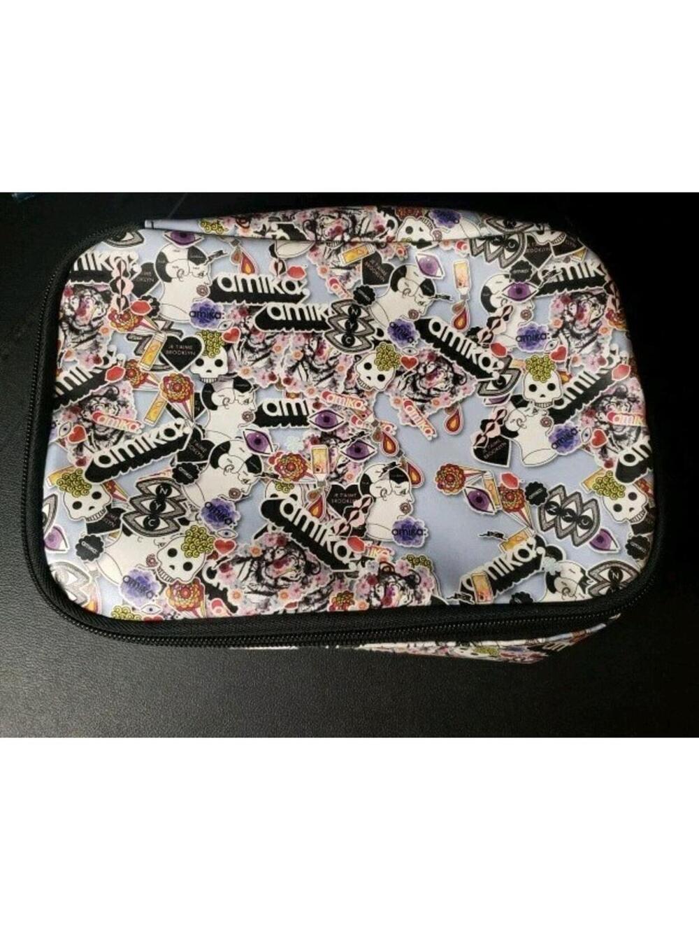 AMIKA toiletry bag & Mini Bag Amika Print 9” By 6” Zippered